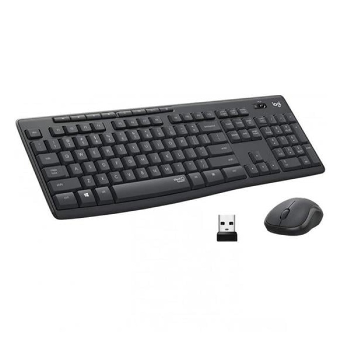 Mk295 Q Tr Siyah Kablosuz Klavye Mouse Set
