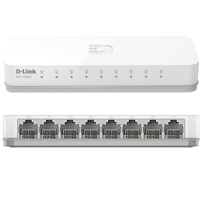 Des-1008C 10/100 Mbps 8 Port Ethernet Switch