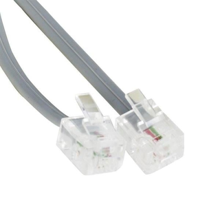 Telefon Kablosu 3 Metre 2 Pin Soketli