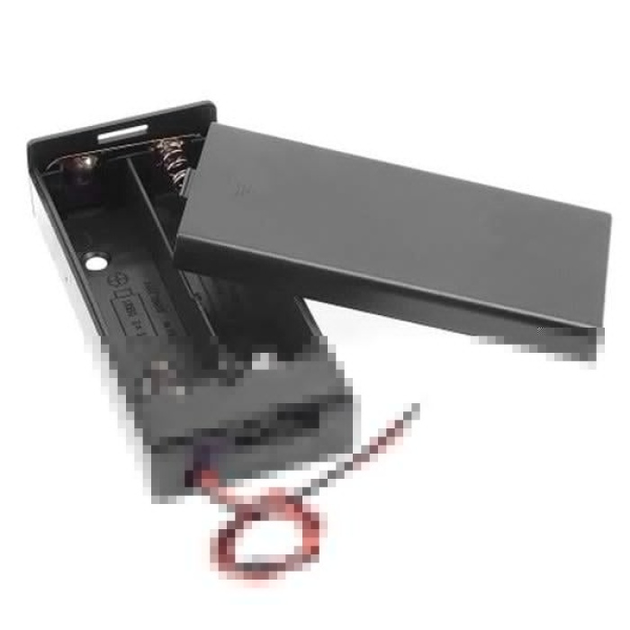2Li Aa Kapaklı Switchli Pil Yuvası (Ic-233C