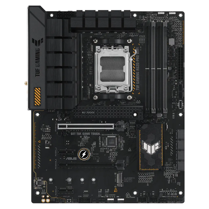 Asus Tuf Gaming A620-Pro Wifi, 4Xddr5, 2X M.2, Hdmi, Dp, Type-C, Am5 Soket Gaming Anakart