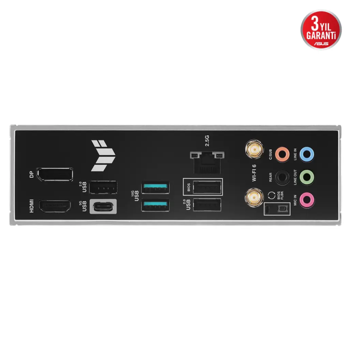 Asus Tuf Gaming A620-Pro Wifi, 4Xddr5, 2X M.2, Hdmi, Dp, Type-C, Am5 Soket Gaming Anakart