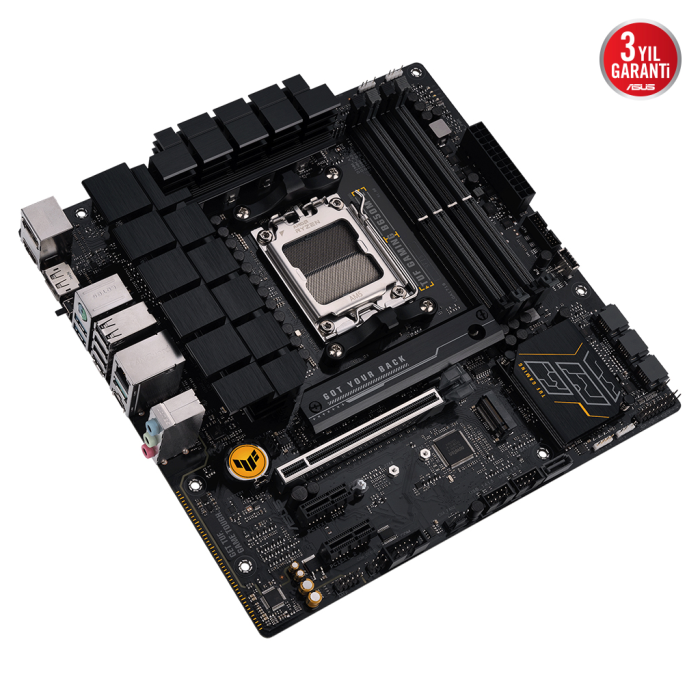 Asus Tuf Gaming B650M-E, 4Xddr5, 2X M.2, Hdmi, 2Xdp, Type-C, Am5 Soket Gaming Anakart