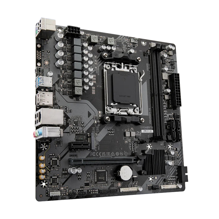 Gigabyte A620M H, Rev.1.2, 6400Mhz, 2Xddr5, 1X M.2, Hdmi, Dp, Am5 Soket Anakart