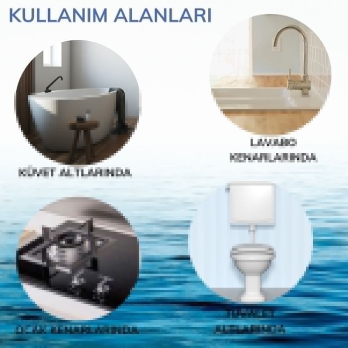 Su Sızdırmaz Banyo Mutfak Lavabo Küvet İzolasyon Şerit Bant (4172)