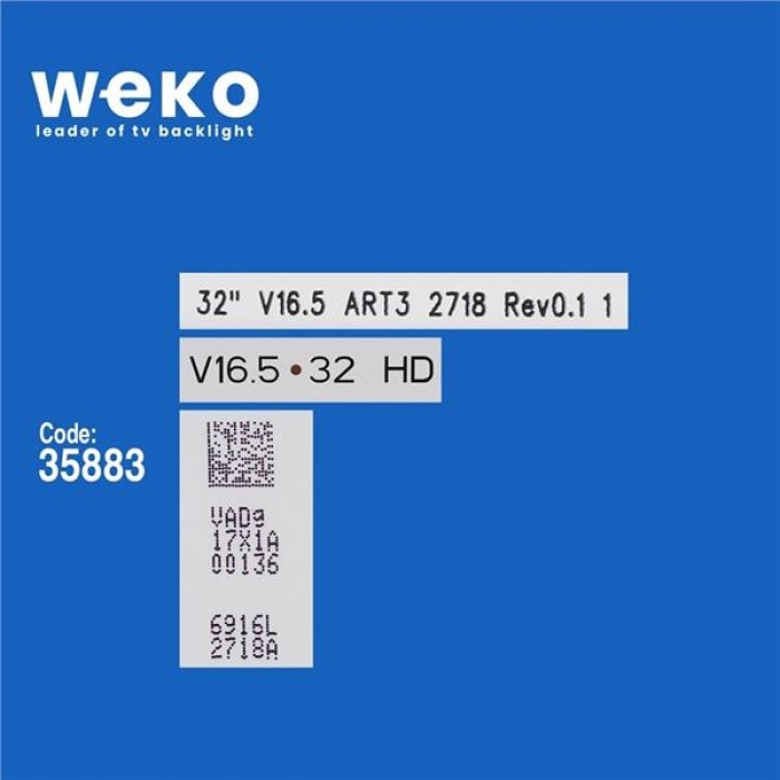 Wkset-5859 35883X3 32 V16.5 Art3 2718 Rev0.1 1 3 Adet Led Bar
