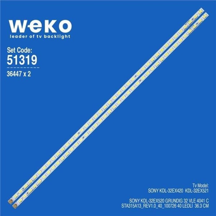 Wkset-6319 36447X2 Sta315A13_Rev1.0_40_100726  2 Adet Led Bar (40Led)