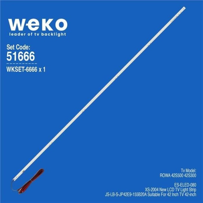Wkset-6666 Js-Lb-S-Jp42E9-155B20A 75 Ledli 54 Cm 3V   Led Bar (54Led)