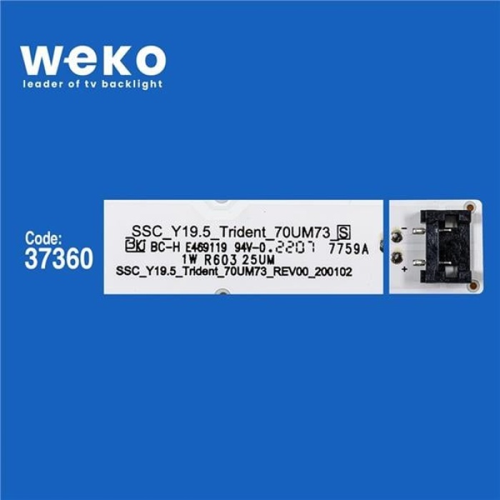 Wkset-6706 37360X5 Ssc_Y19_Trıdent_70Um73_S  5 Adet Led Bar