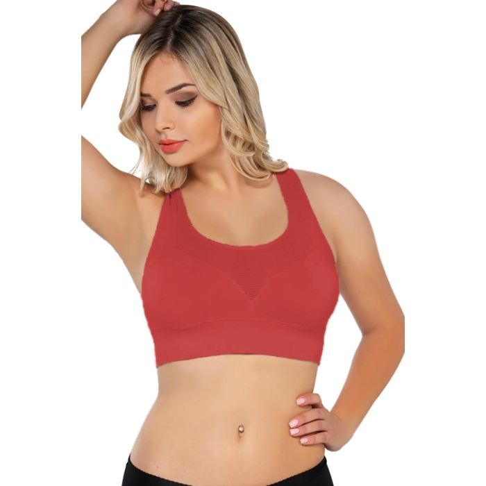 Coral Mi  4027 Seamless Tül Pedli Toparlayıcı Büstiyer
