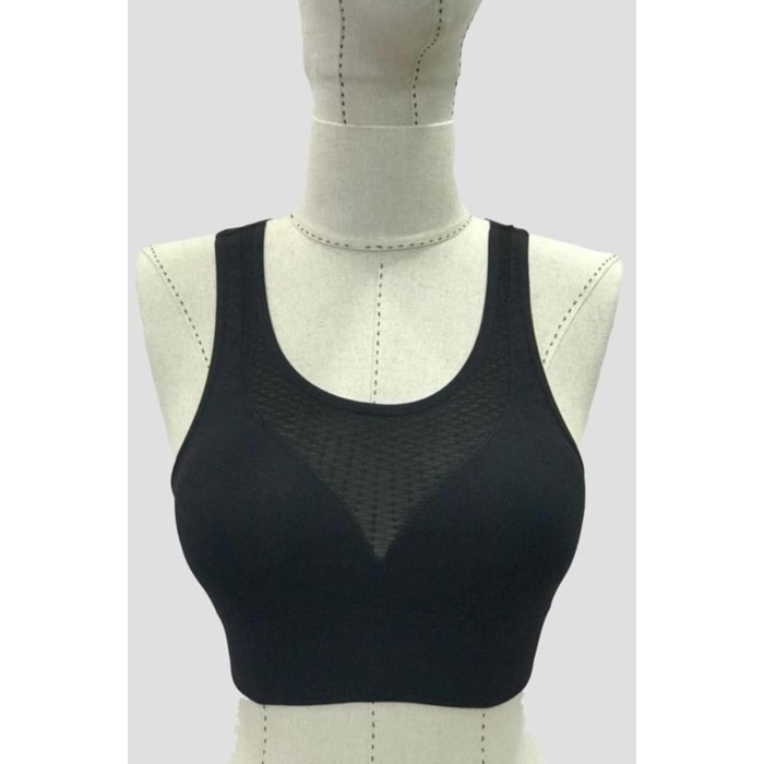 Si̇yah Mi  4028 Seamless Tül Toparlayıcı Büstiyer
