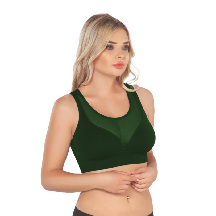 Yeşi̇l Mi  4028 Seamless Tül Toparlayıcı Büstiyer