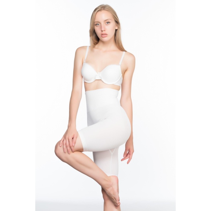 Beyaz Mi  3200 Pantolon Altı Soft Double Boxer Korse