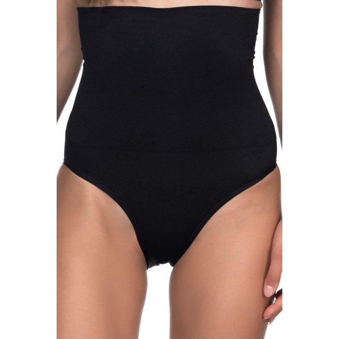 Si̇yah Mi  2009 Yüksek Bel Double Slip Korse