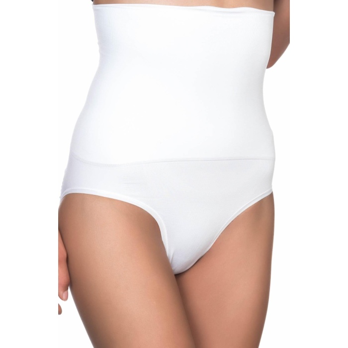 Beyaz Mi  2009 Yüksek Bel Double Slip Korse