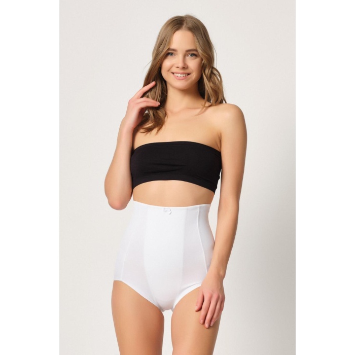 Beyaz Mi  2920 Yüksek Bel Karın Desteklı Slip Lazer Korse