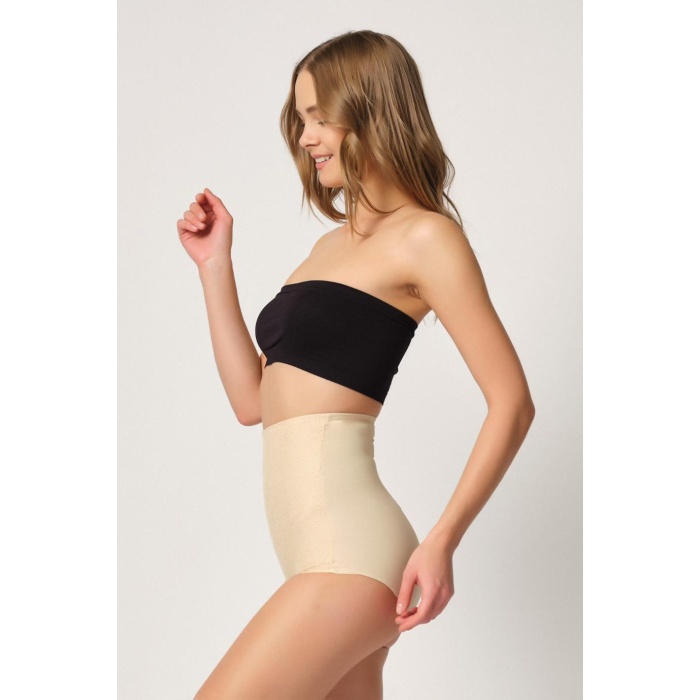 Ten Mi  2842 Lazer Dantelli Slip Korse