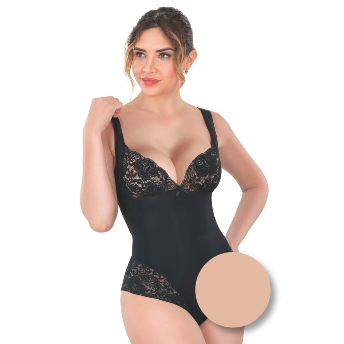 Ten Mi  2947 Dantelli Agraflı Body Korse