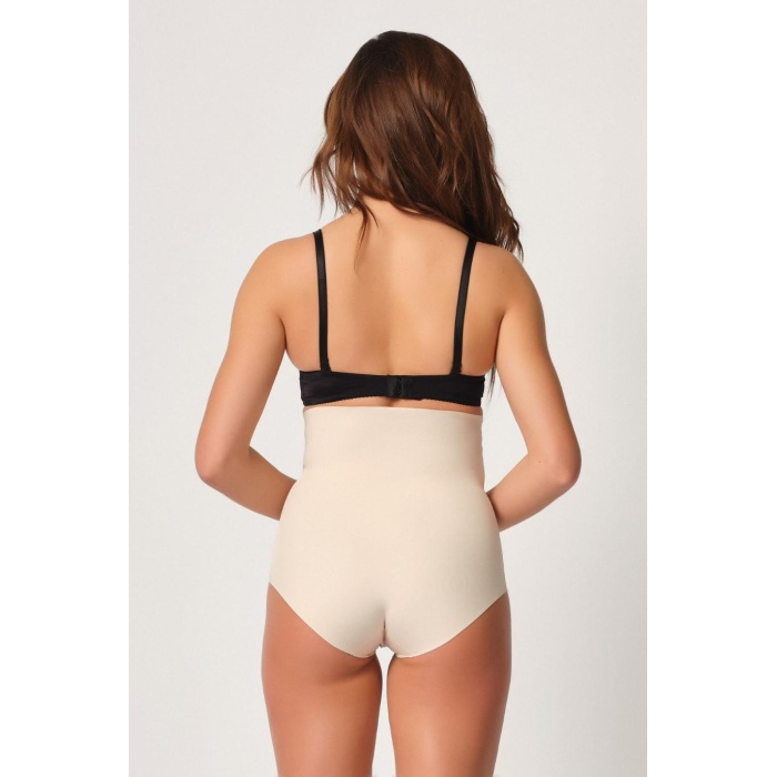 Ten Mi  2708 Lazer Yüksek Bel Kesim Slip Korse