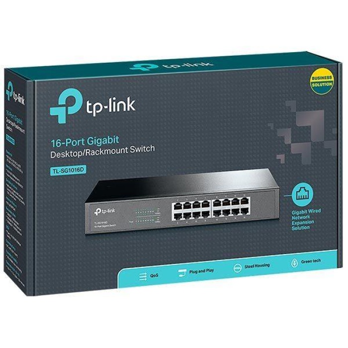 Tl-Sg1016D 16 Port Gigabit Ethernet Switch