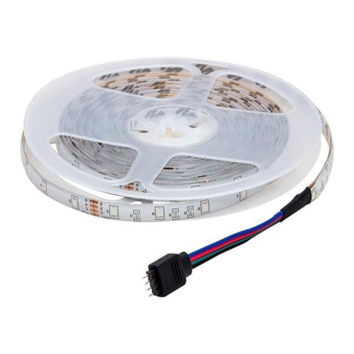 Powermaster Pm-9383 5 Metre Rgb Şerit Led Kumandalı Animasyonlu Adaptörlü (Silikonsuz)