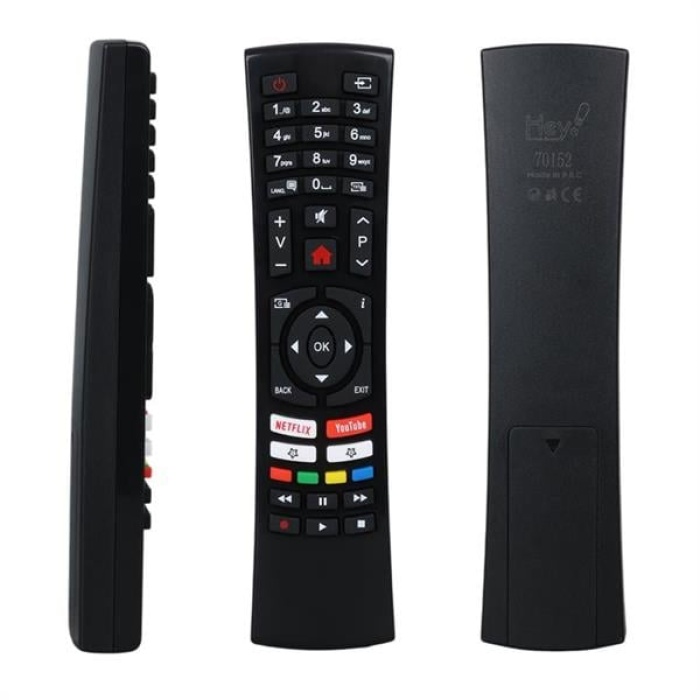 Küçük Kalıp Vestel Netflix Youtube Tuşlu Yazısız Lcd Led Tv Kumanda (Rc4390-30100824)