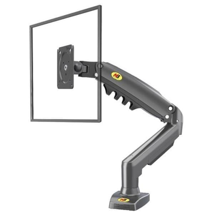 17-30 Tek Kol Amortisörlü Stand Lcd-Led Monitör Tutucu Askı Aparatı F80