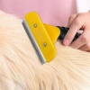 ShopZum 10 cm Kedi Köpek Tarağı Fırçası Tüy Alıcı Toplayıcı Tarak Fırça