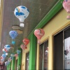 ShopZum Dekoratif Renkli Kağıt Dilek Feneri Balonu Renkli Uçan Balon