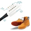 ShopZum Çift TaraflıShopZum  Pratik Taşınabilir Süet Nubuk Deri Çizme Bot Ayakkabı Temizleme Bakım Fırçası