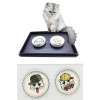 Porselen Mama Su Kabı Ve Altlığı 3’ lü Set Wnd102310