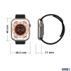 2023 Watch 9 Pro Amoled Ekran Android İos Uyumlu Akıllı Saat Beyaz