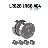 LR626 LR66 AG4 1.55V 10 Adet Alkaline Pil 716934