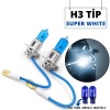  H3 Tip Beyaz Işık Far Ampül T10 Park Ampül Seti  428632