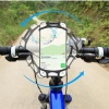 ShopZum Universal Bisiklet Motosiklet Çocuk Arabası Silikon 360 Derece Telefon Tutucu Tüm Modellerle