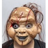 Kahverengi Saçlı Çaki Maskesi Chucky Maskesi Yetişkin Çocuk Uyumlu