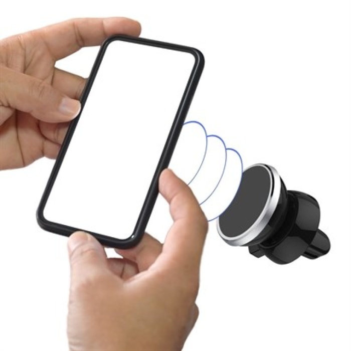 Araç İçi Izgaraya Takılan Telefon Tutucu Mıknatıslı Döndürülebilir Telefon Tutucu ShopZum Yuvarlak Model