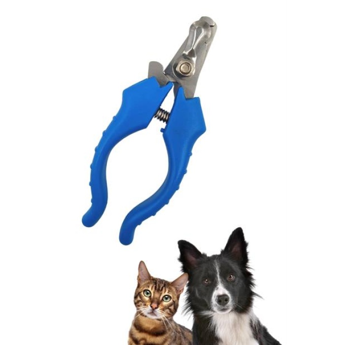 ShopZum Evcil Hayvan Kedi ve Köpek Paslanmaz Çelik Yaylı Tırnak Makası ve Düzeltme
