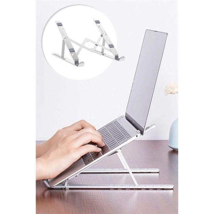Taşınabilir Laptop Yükseltici Ayarlanabilir Dizüstü Destek Tabanı Tamamen Katlanabilir ShopZum-ARAS2040