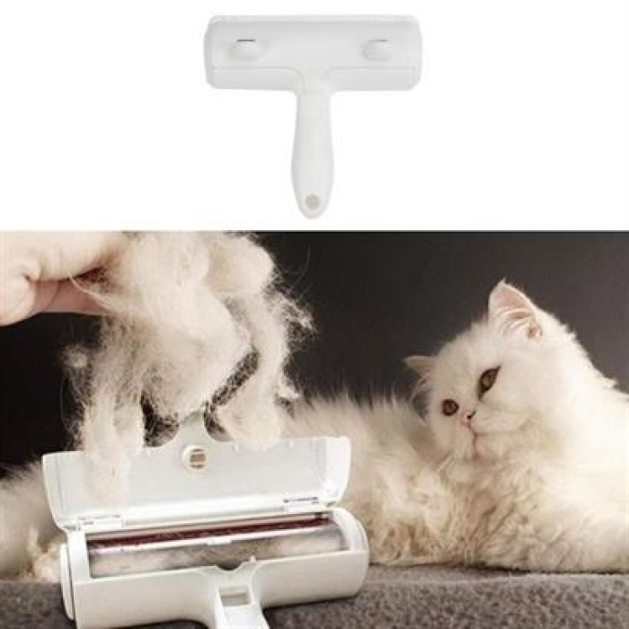 ShopZum Kulak Modelli Hazneli Kedi Köpek Halı Yatak Kıl Toz Tüy Toplayıcı Temizleyici