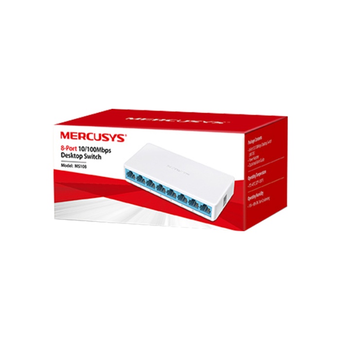 MERCUSYS MS108 8 PORT 10/100 MBPS ETHERNET SWITCH