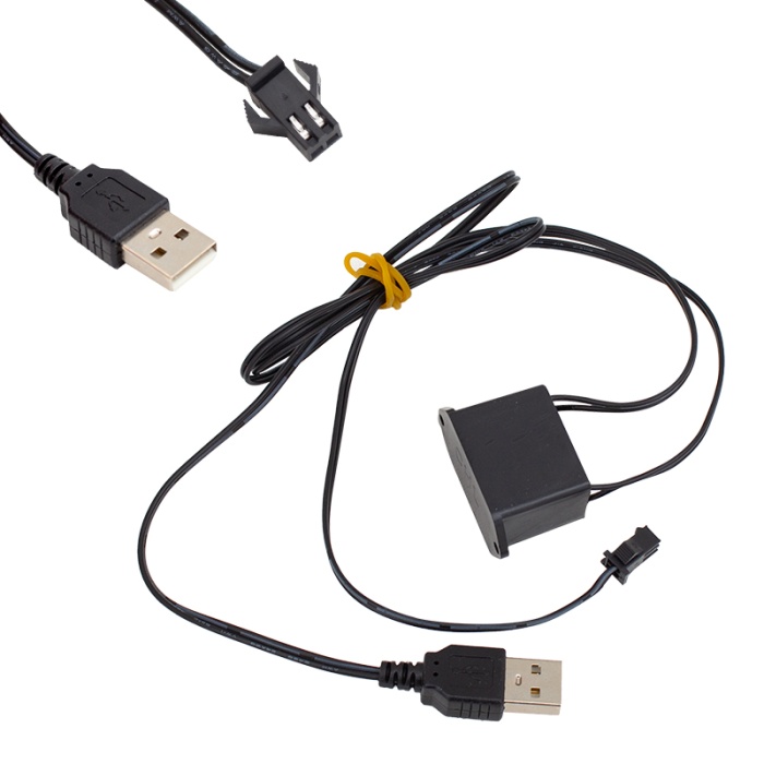 ShopZum PM-6081 NEON SARI 5 METRE İP AYDINLATMA (5 VOLT USB ADAPTÖRLÜ)