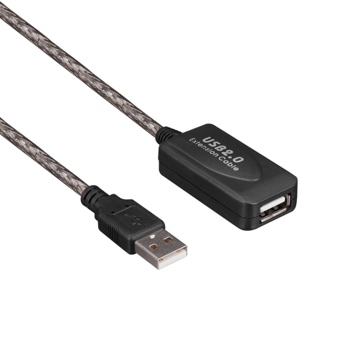 SL-UE130 USB 2.0 ŞEFFAF 10 METRE USB UZATMA KABLOSU