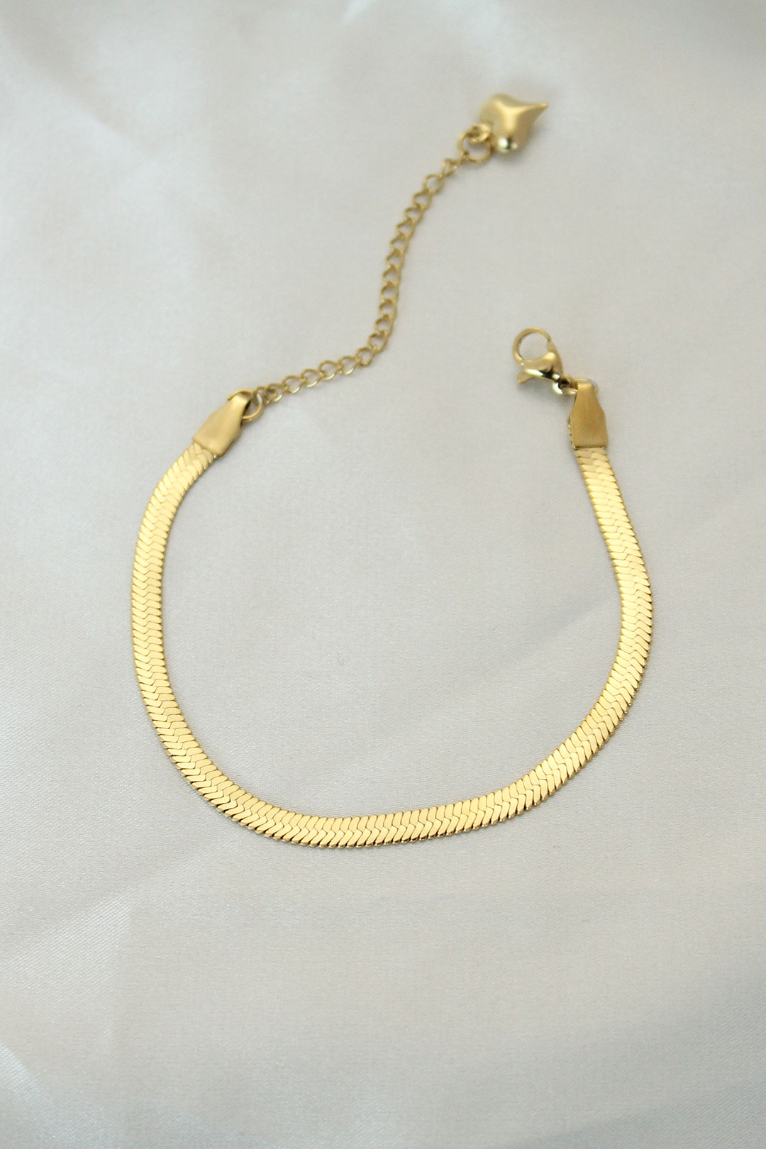 Steel Gold Color Italian Chain Bracelet