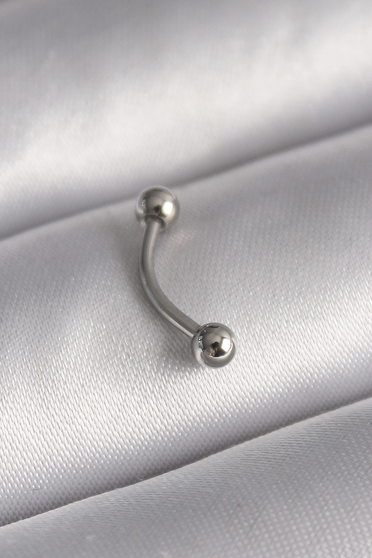 Çelik  Renk Topçuk Model Piercing