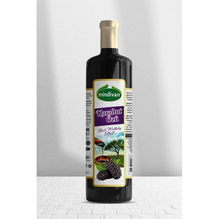 Mindivan Doğal Karadut Özü 700 gr (Soğuk Sıkım)