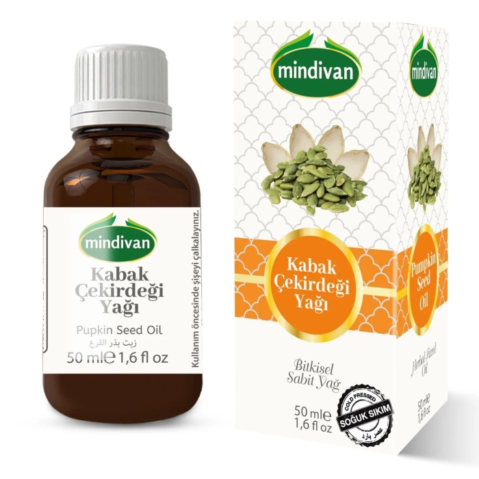 Mindivan Kabak Çekirdeği Yağı 50 ml (Soğuk Sıkım)