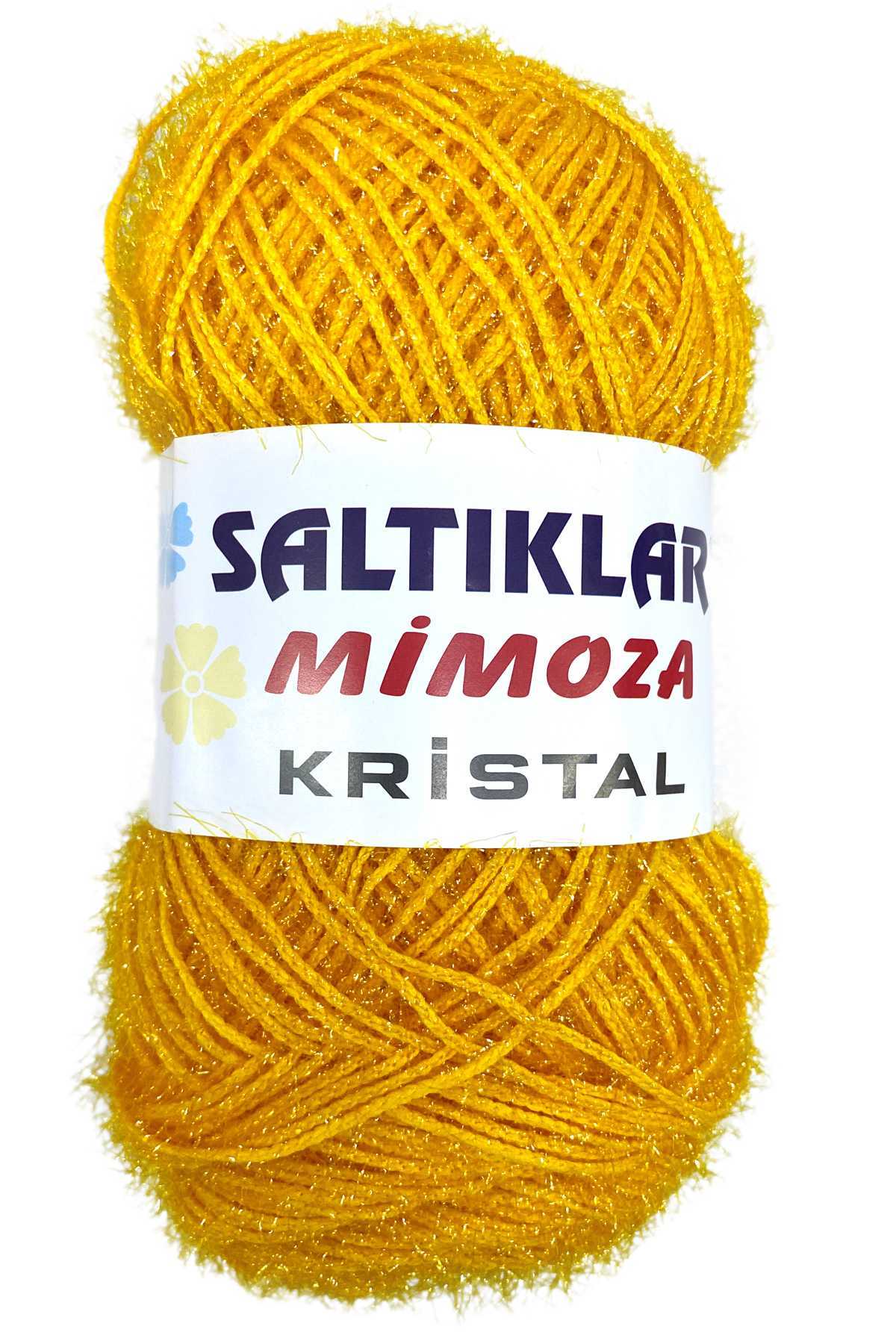 Mimoza Kristal Işıltılı Şal Patik Yelek İpi 75