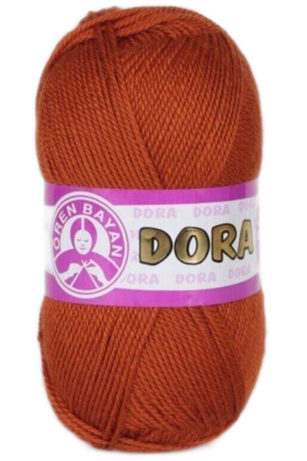 Dora El Örgü İpi Yünü 100 gr 107 Kiremit