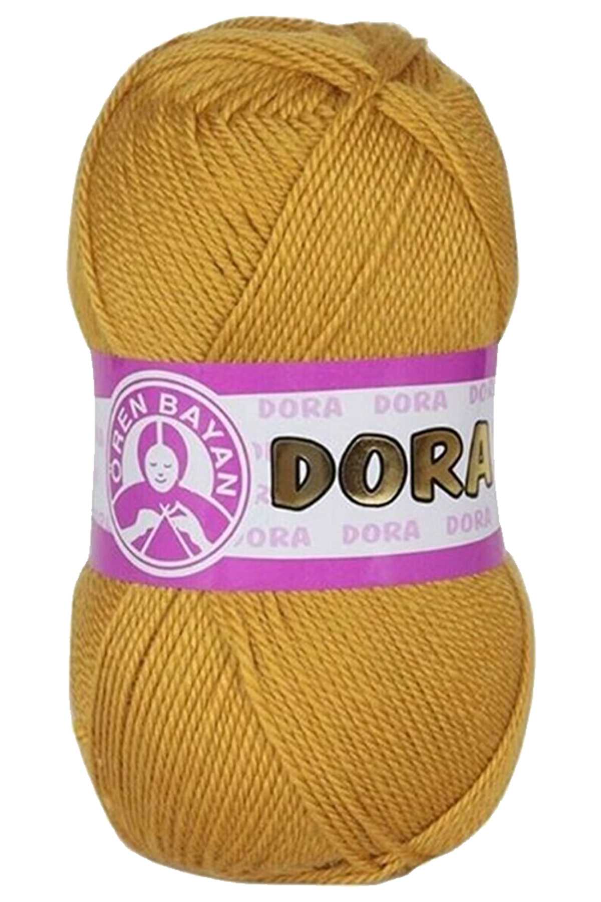 Dora El Örgü İpi Yünü 100 gr 115 Hardal Sarısı